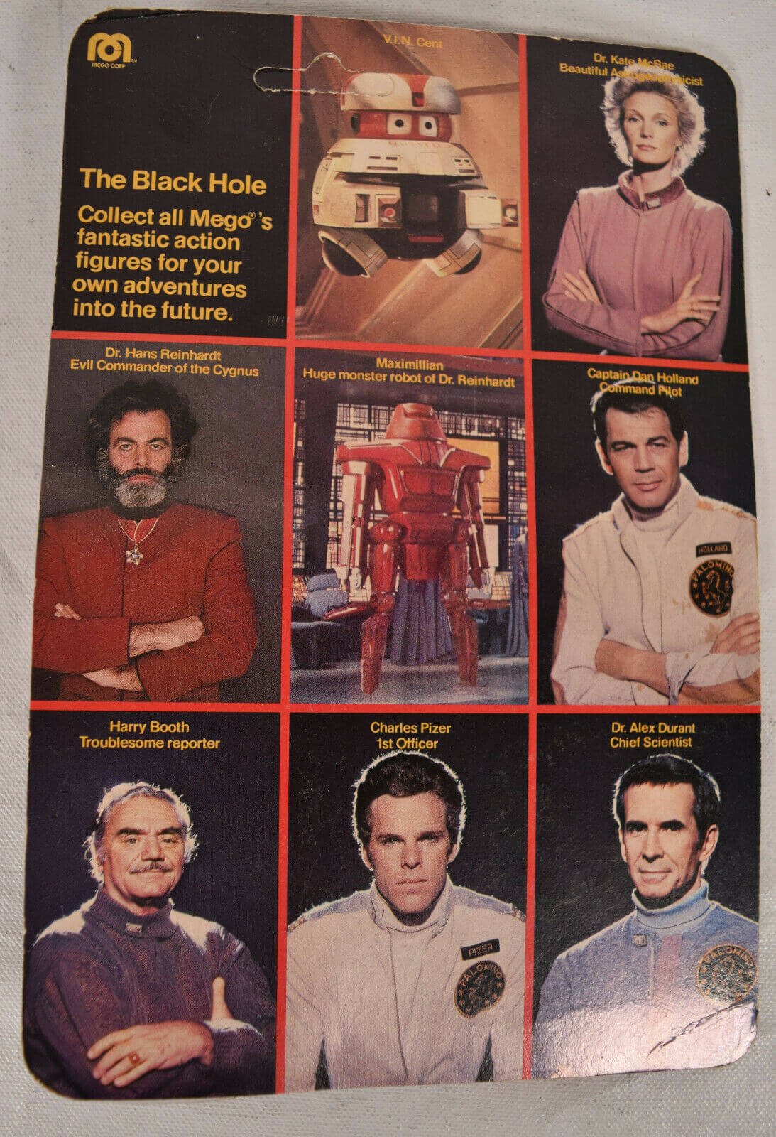 Black Hole Maximmillian Sentry Robot Action Figure Mego 1979 MOC New Disney