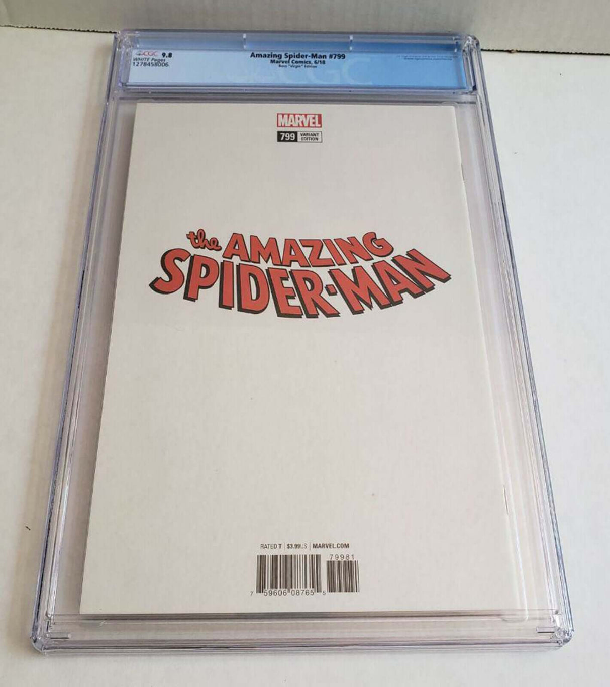 Amazing Spider-Man 799 Marvel CGC 9.8 1:100 Alex Ross Virgin Variant Red Goblin