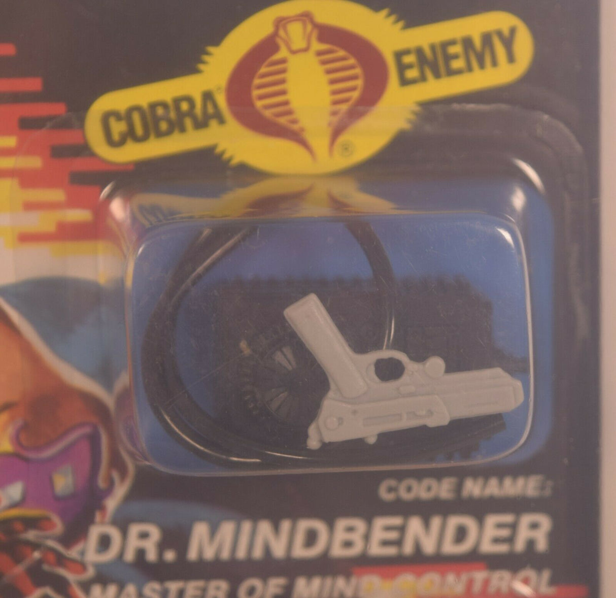 GI Joe ARAH Dr Mindbender Cobra Action Figure Hasbro 1986 AFA 85