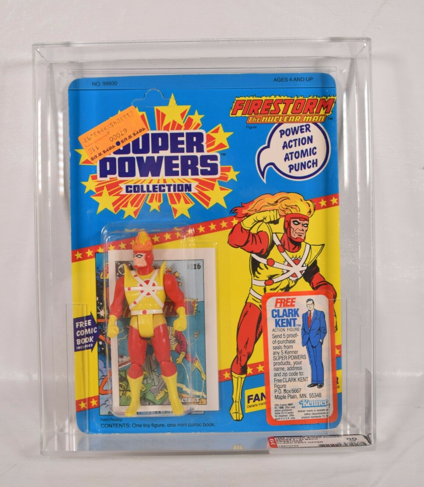 Firestorm Action Figure DC Super Powers Kenner 1985 MOC 23 Back AFA 80