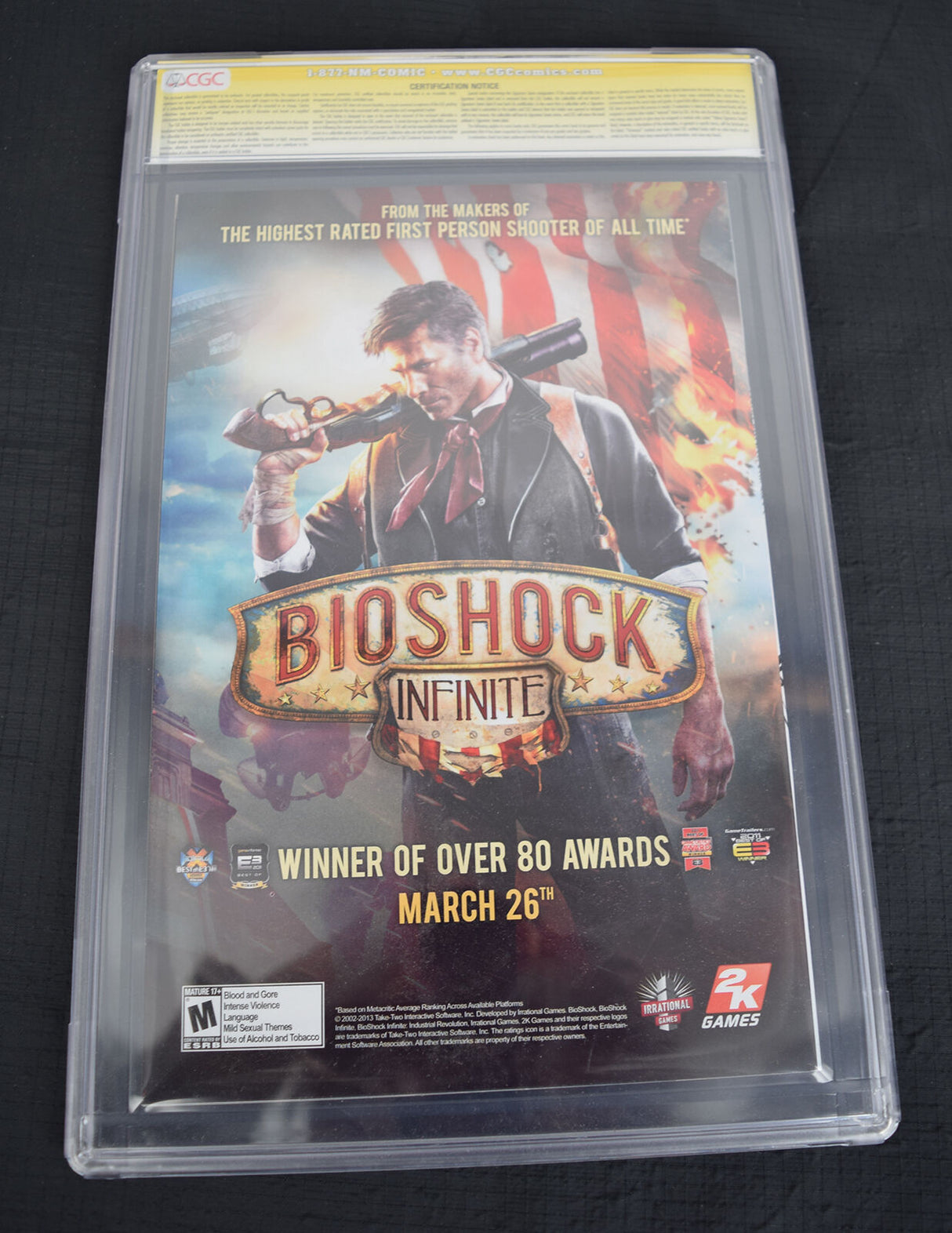 Justice League America 2 CGC SS 9.8 Signed Geoff Johns 1:100 Sketch Variant