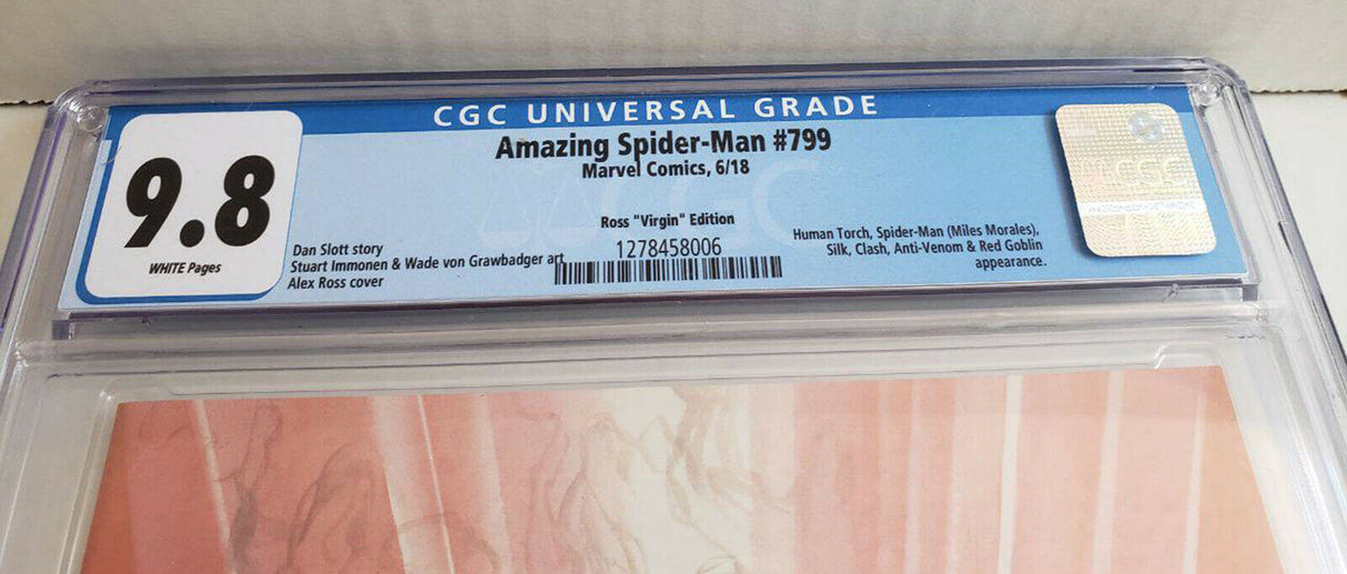 Amazing Spider-Man 799 Marvel CGC 9.8 1:100 Alex Ross Virgin Variant Red Goblin