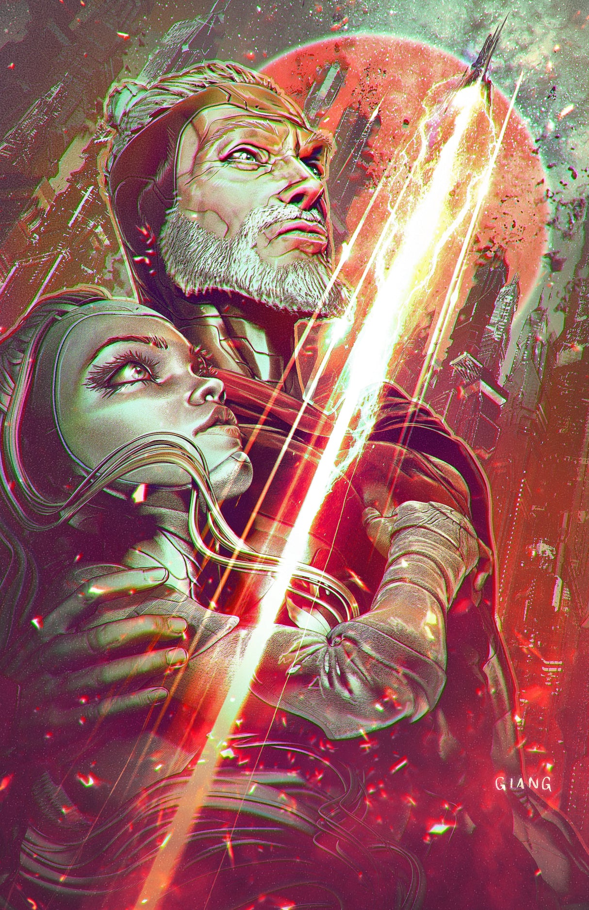 Superman Action Comics #1050 G John Giang Card Stock Variant (12/27/2022) Dc