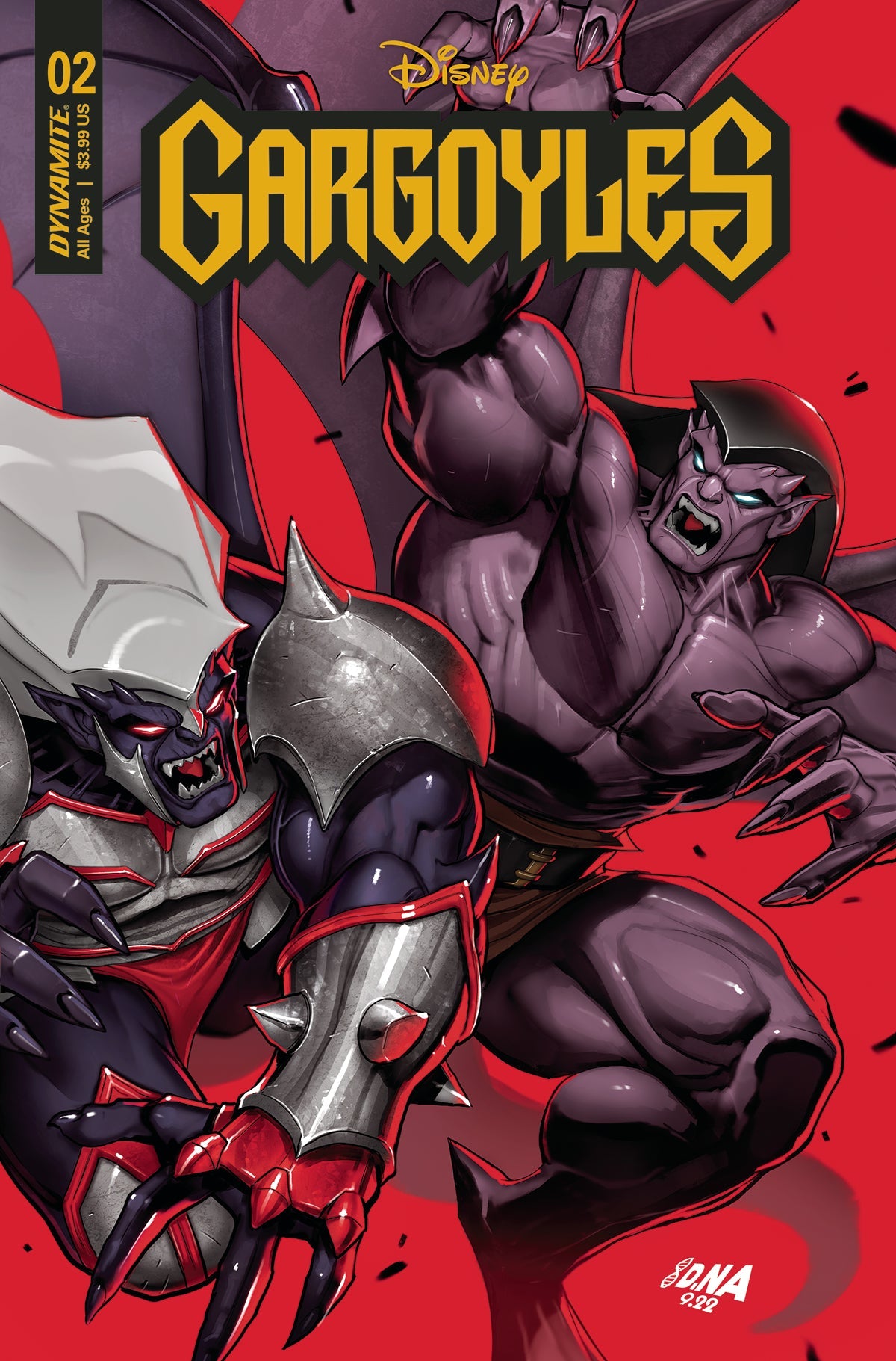 Gargoyles #2 A David Nakayama (01/18/2023) Dynamite