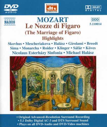 Mozart / Skovhus / Mescheriakova / Sima / Halasz - Le Nozze Di Figaro - DVD Audio