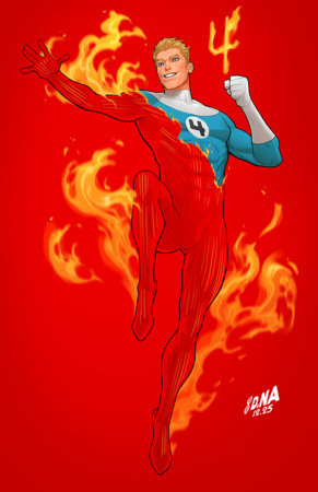 Fantastic Four #8 H 1:50 David Nakayama Color Block Red Virgin Variant (02/18/2026) Marvel