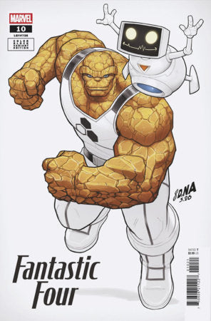 Fantastic Four #10 B David Nakayama Color Block White Variant (05/06/2026) Marvel