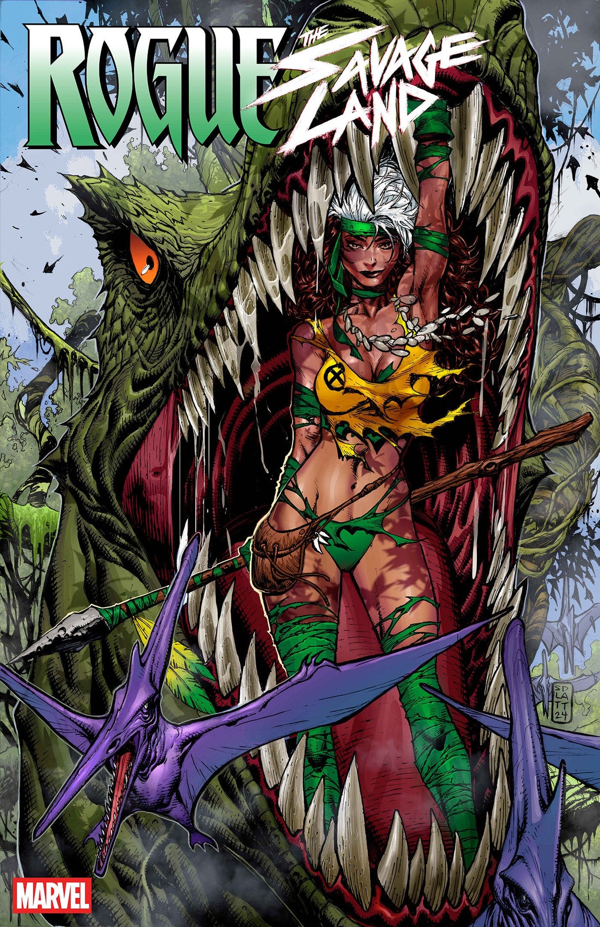 Rogue The Savage Land #2 D 1:25 Stephen Platt Variant (02/26/2025) Marvel