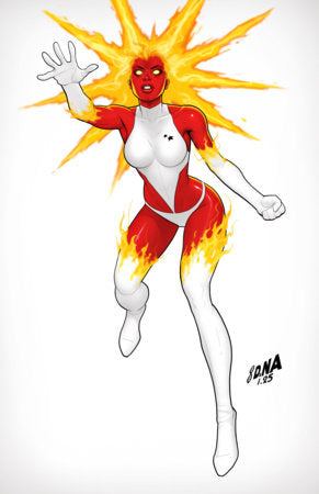 Captain Marvel Dark Past #1 G 1:50 David Nakayama Color Block White Virgin Variant (04/01/2026) Marvel