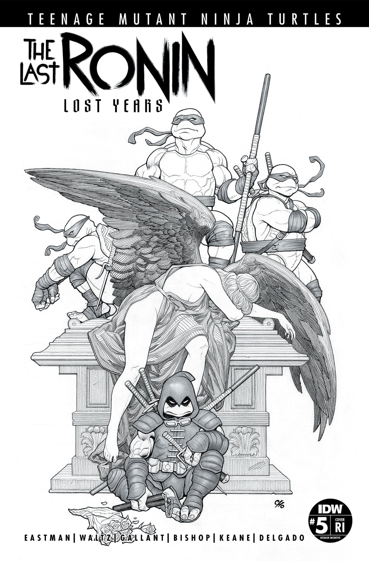 Teenage Mutant Ninja Turtles TMNT Last Ronin Lost Years #5 E 1:50 Frank Cho Variant (08/02/2023) Idw