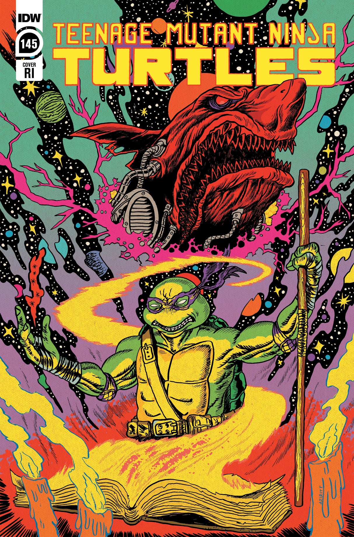 Teenage Mutant Ninja Turtles Tmnt Ongoing #145 C 1:10 Ziritt Variant (11/08/2023) Idw
