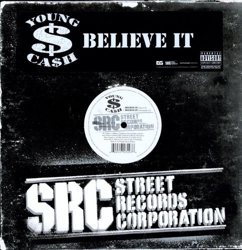 the album cover for Young Cash - Believe It (x4)