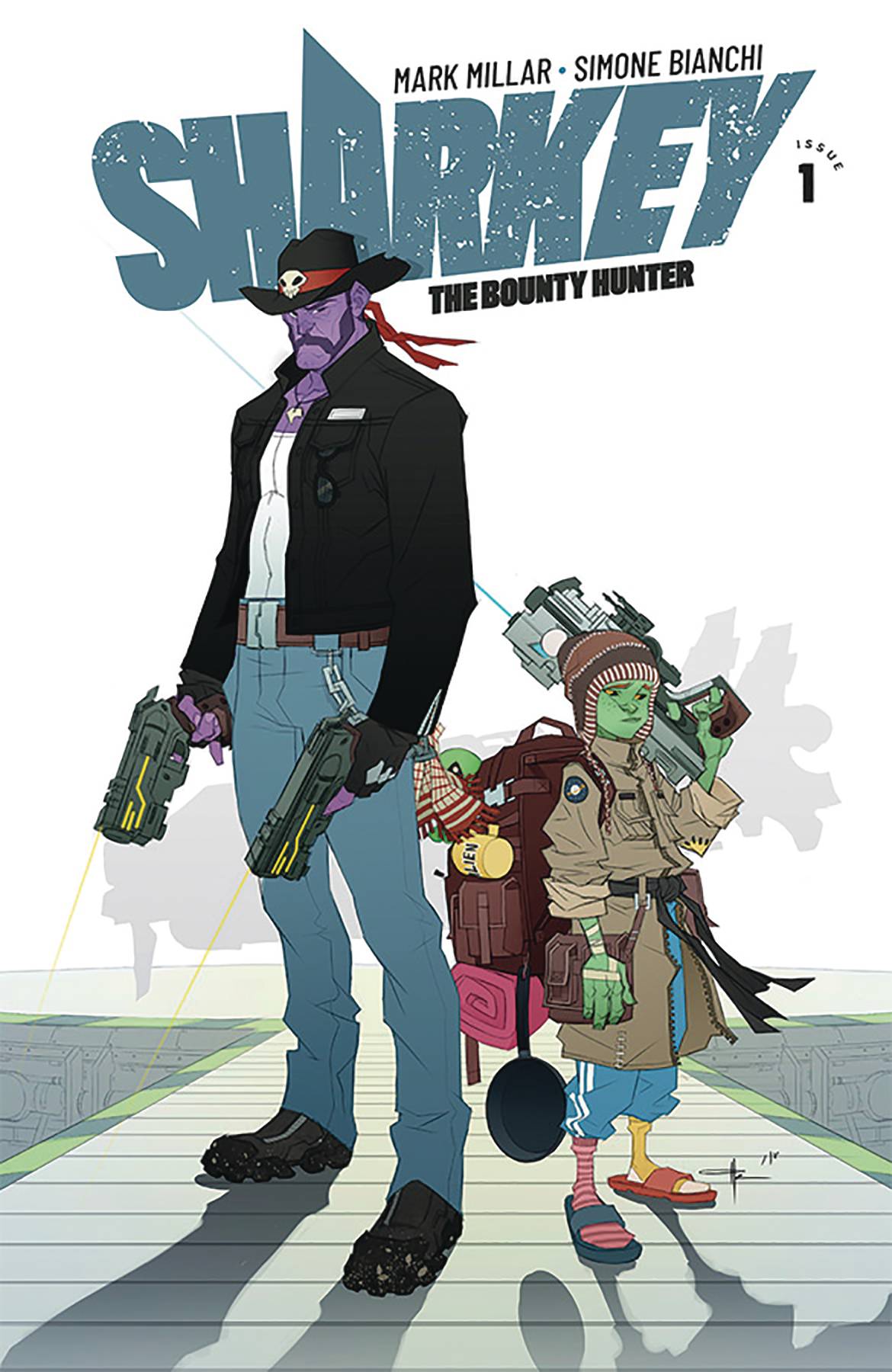 SHARKEY BOUNTY HUNTER #1 (OF 6) E Image Ozgur Yildirim Variant Mark Millar (MR) (02/20/2019)