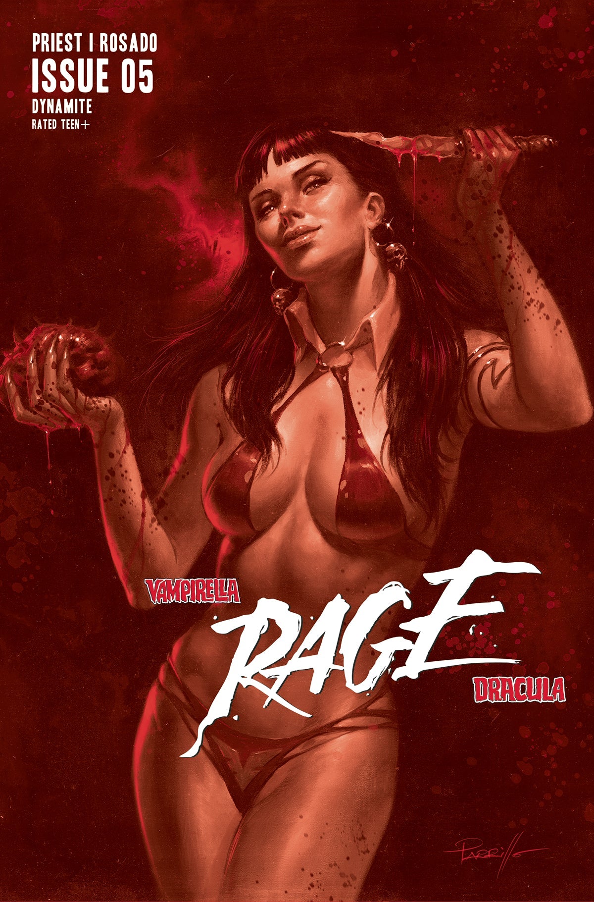 Vampirella Dracula Rage #5 F 1:10 Lucio Parrillo Tint Variant (02/21/2024) Dynamite