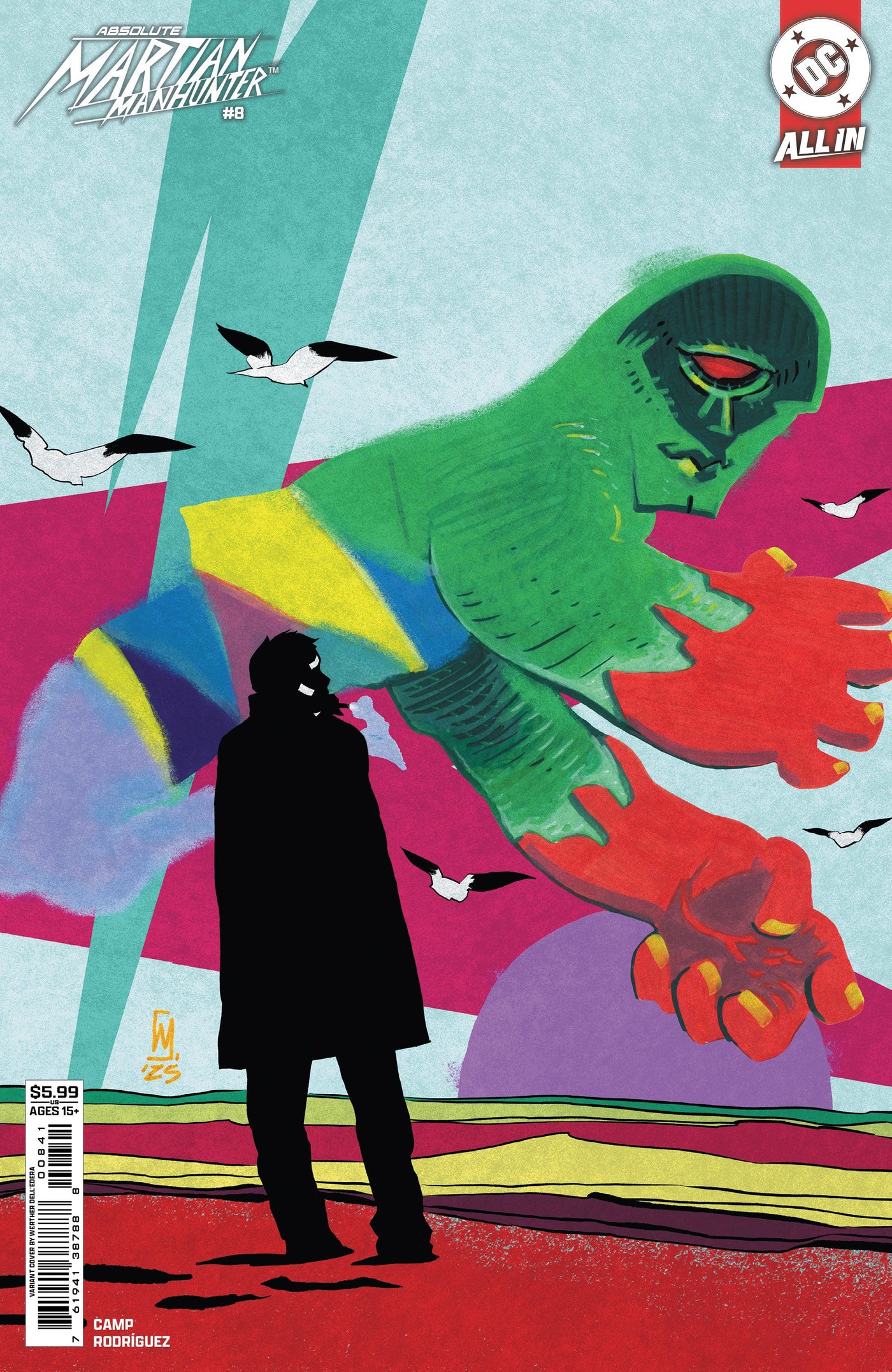 Absolute Martian Manhunter #8 B Werther Dell Edera Variant (01/28/2026) Dc