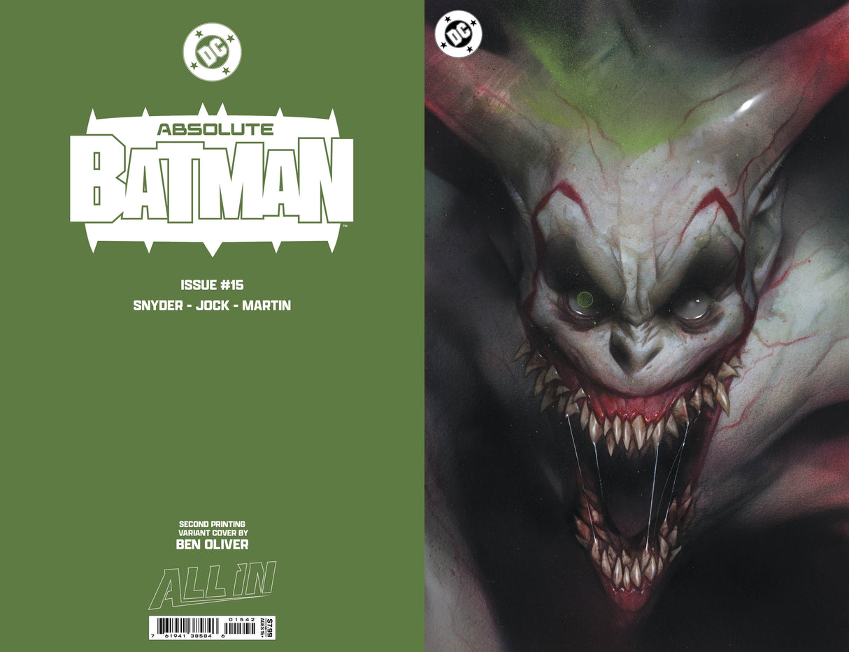 Absolute Batman #15 2nd Print E Ben Oliver Foil Variant (02/11/2026) Dc