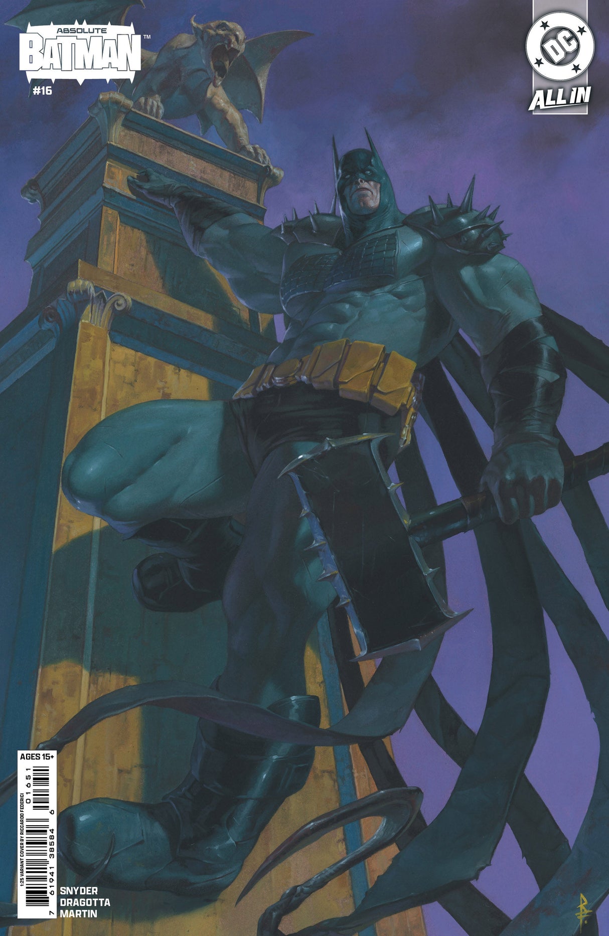Absolute Batman #16 E 1:25 Riccardo Federici Variant (01/28/2026) Dc
