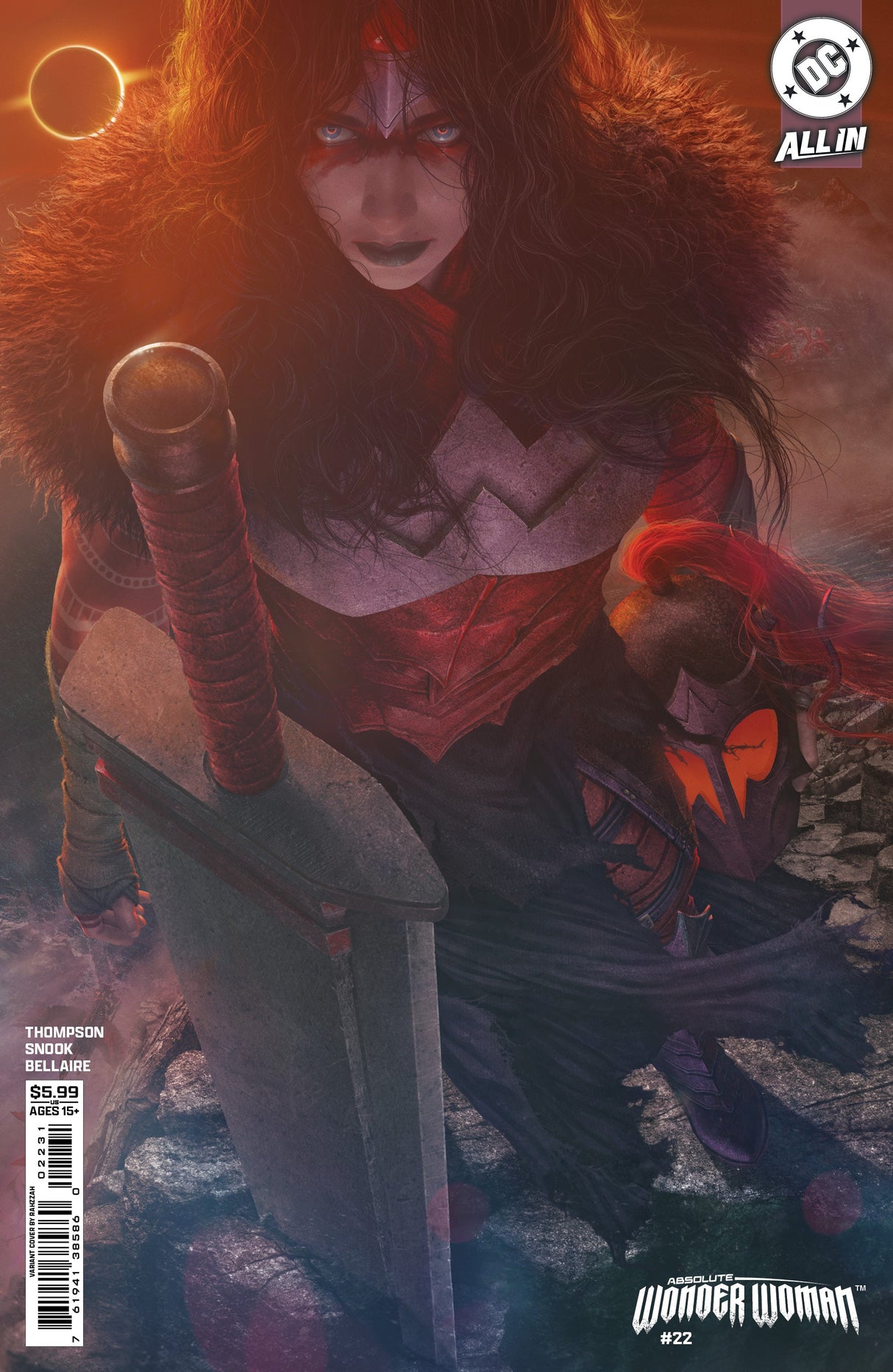 Absolute Wonder Woman #22 C Rahzzah Variant (07/22/2026) Dc
