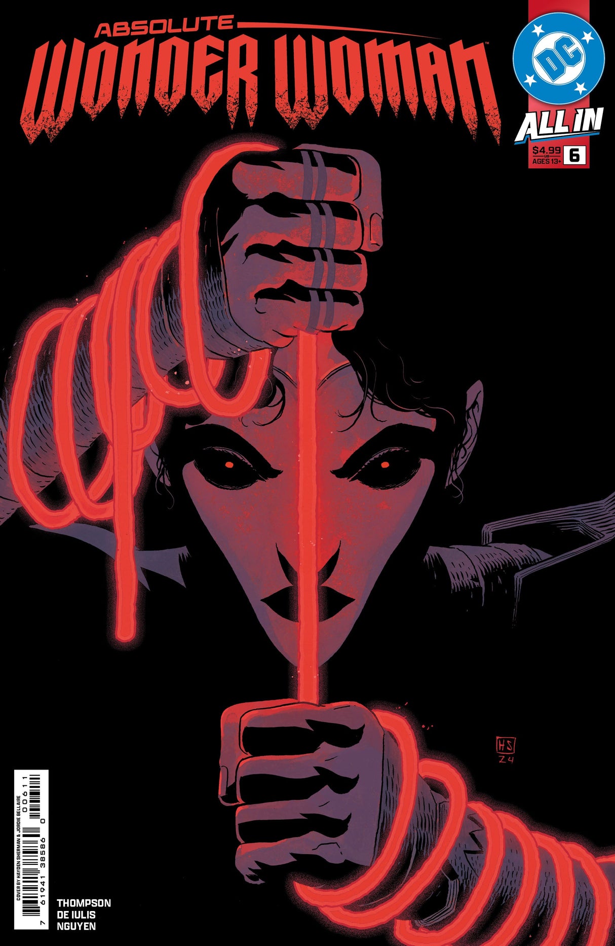 Absolute Wonder Woman #6 A1 Cover Set Of 6 1:25 1:50 (03/26/2025) Dc
