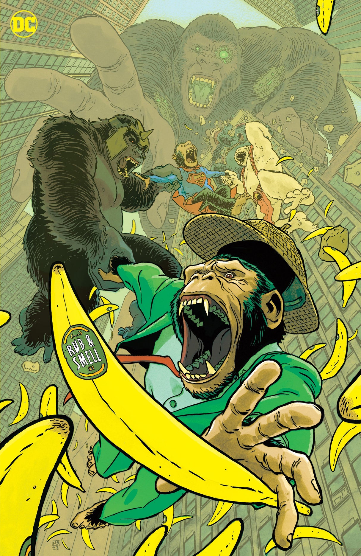 Ape-Ril Special #1 (One Shot) C Hayden Sherman Banana Scent Card Stock Variant (03/19/2024) Dc