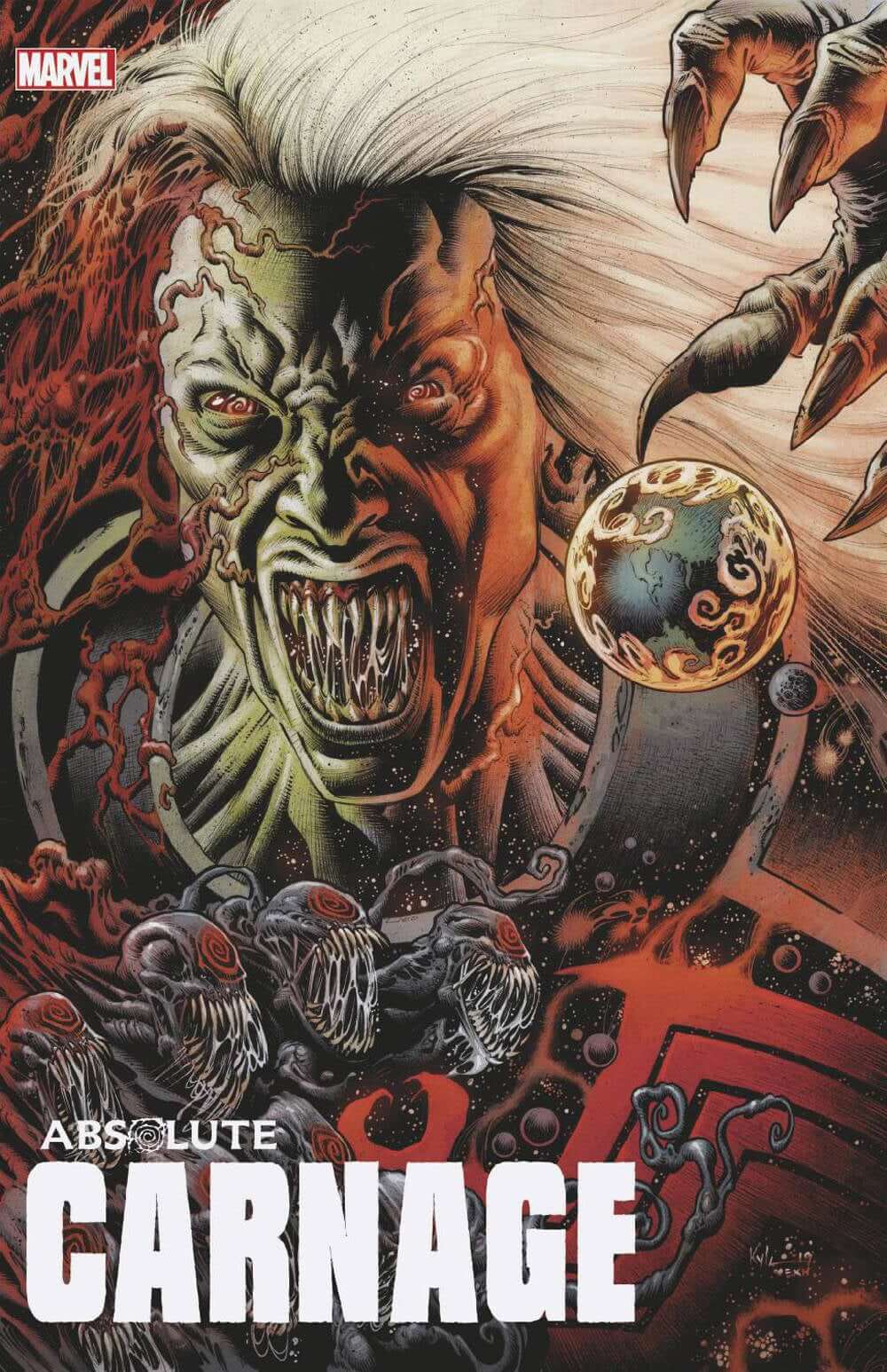ABSOLUTE CARNAGE #5 (OF 5) E Kyle HOTZ CONNECTING Variant AC Knull (11/20/2019) MARVEL