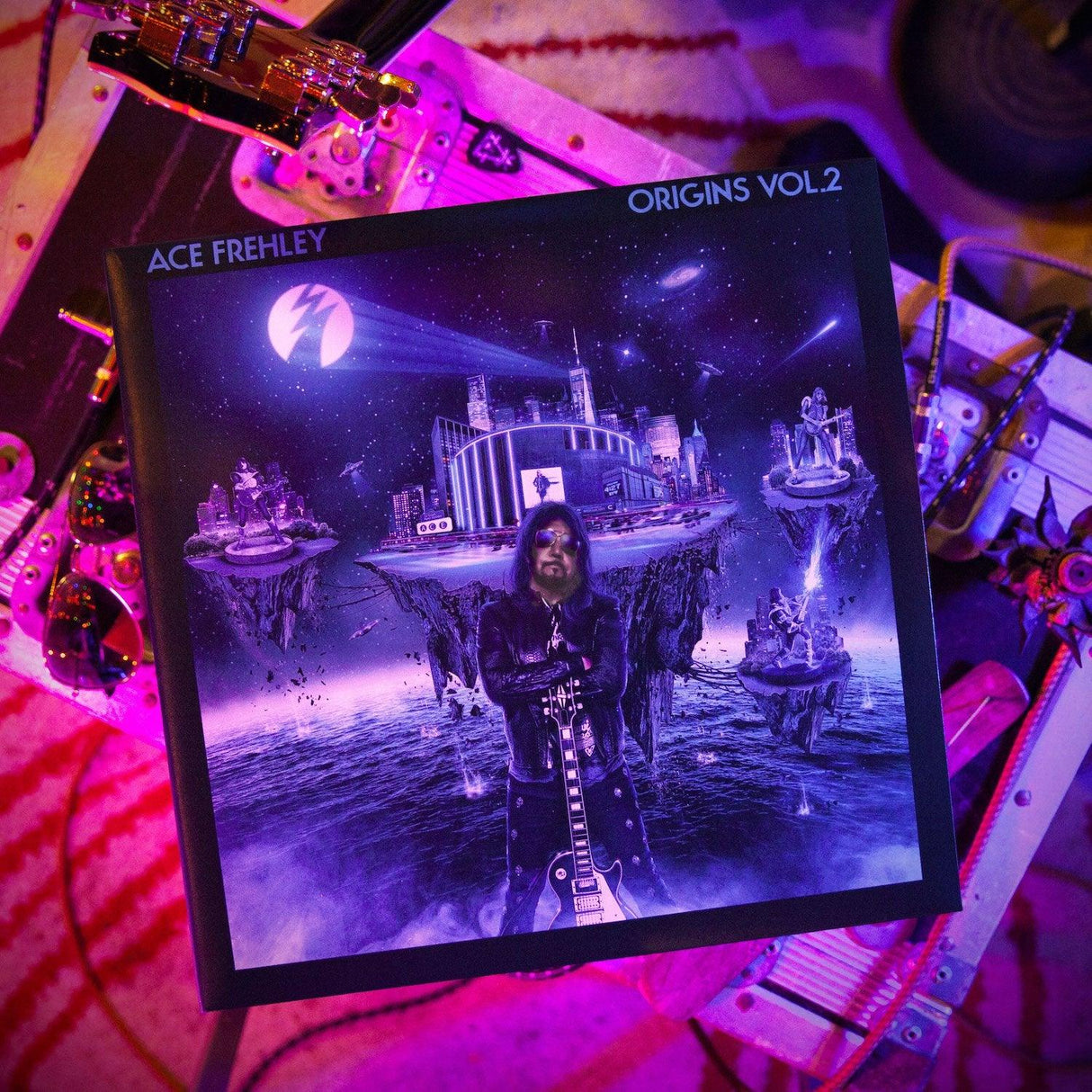 Ace Frehley - Origins Vol. 2 Silver Black Ice LP