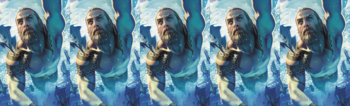 AQUAMAN #51 B Joshua Middleton CARD STOCK Variant Year Of The Villain DARK GIFTS (08/21/2019) DC
