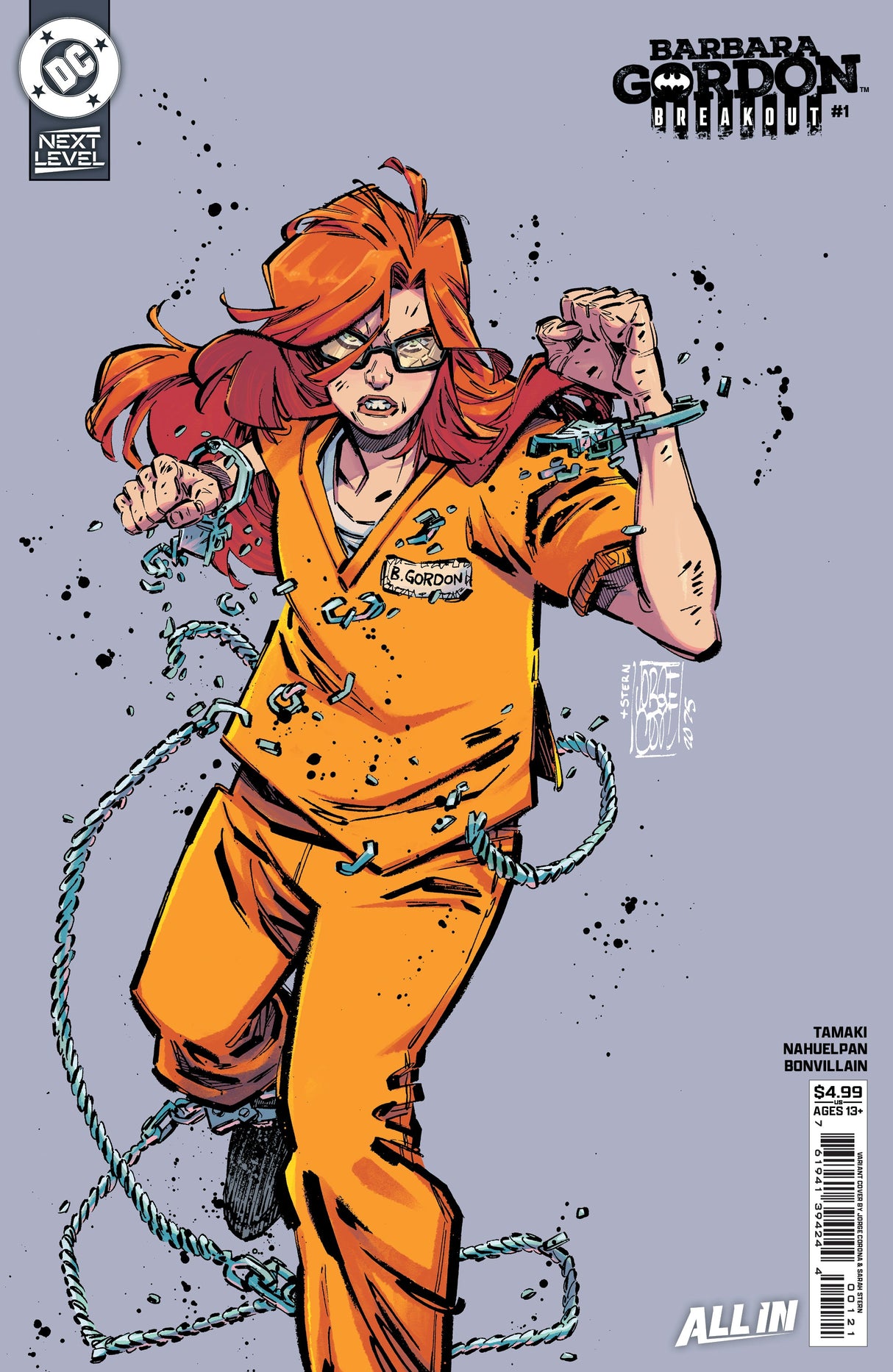 Barbara Gordon Breakout #1 D Jorge Corona Next Level Variant (05/13/2026) Dc