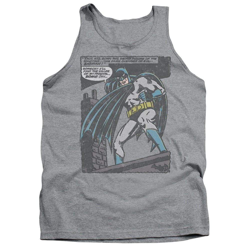 Batman Bat Origins Mens Tank Top Shirt Athletic Heather Officially Licensed