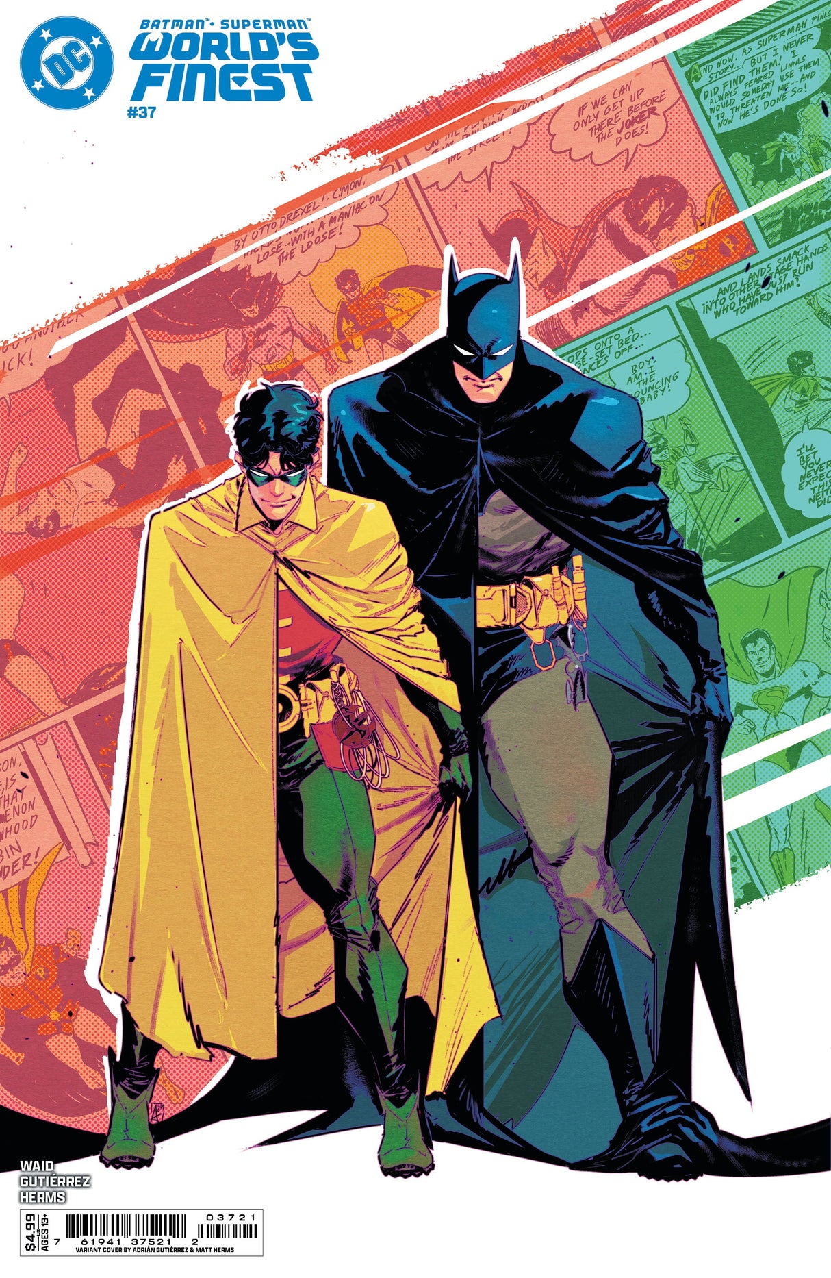 Batman Superman Worlds Finest #37 C Adrian Gutierrez Variant (03/19/2025) Dc