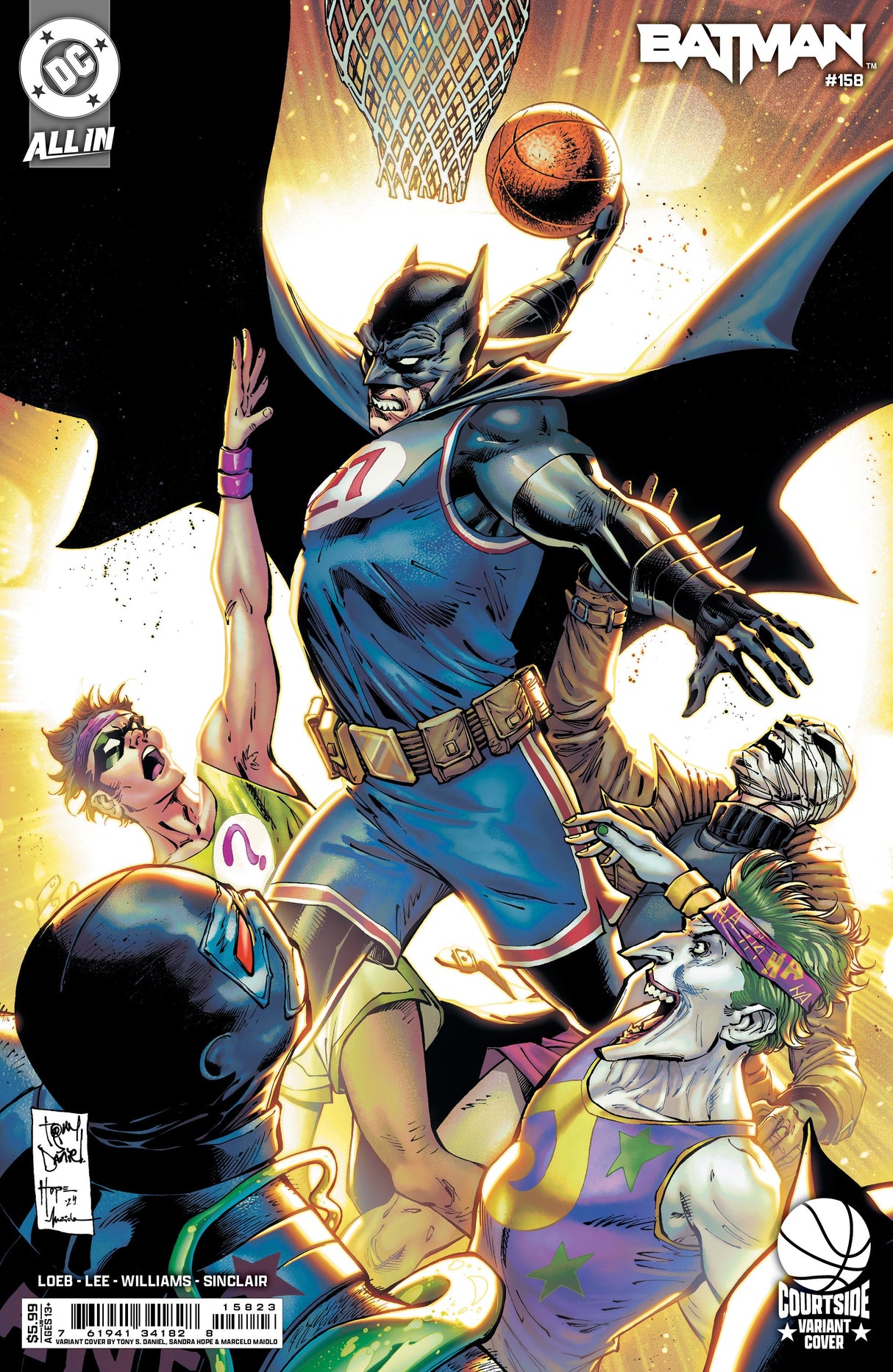 Batman #158 G Tony S Daniel Courtside Basketball Variant (03/26/2025) Dc