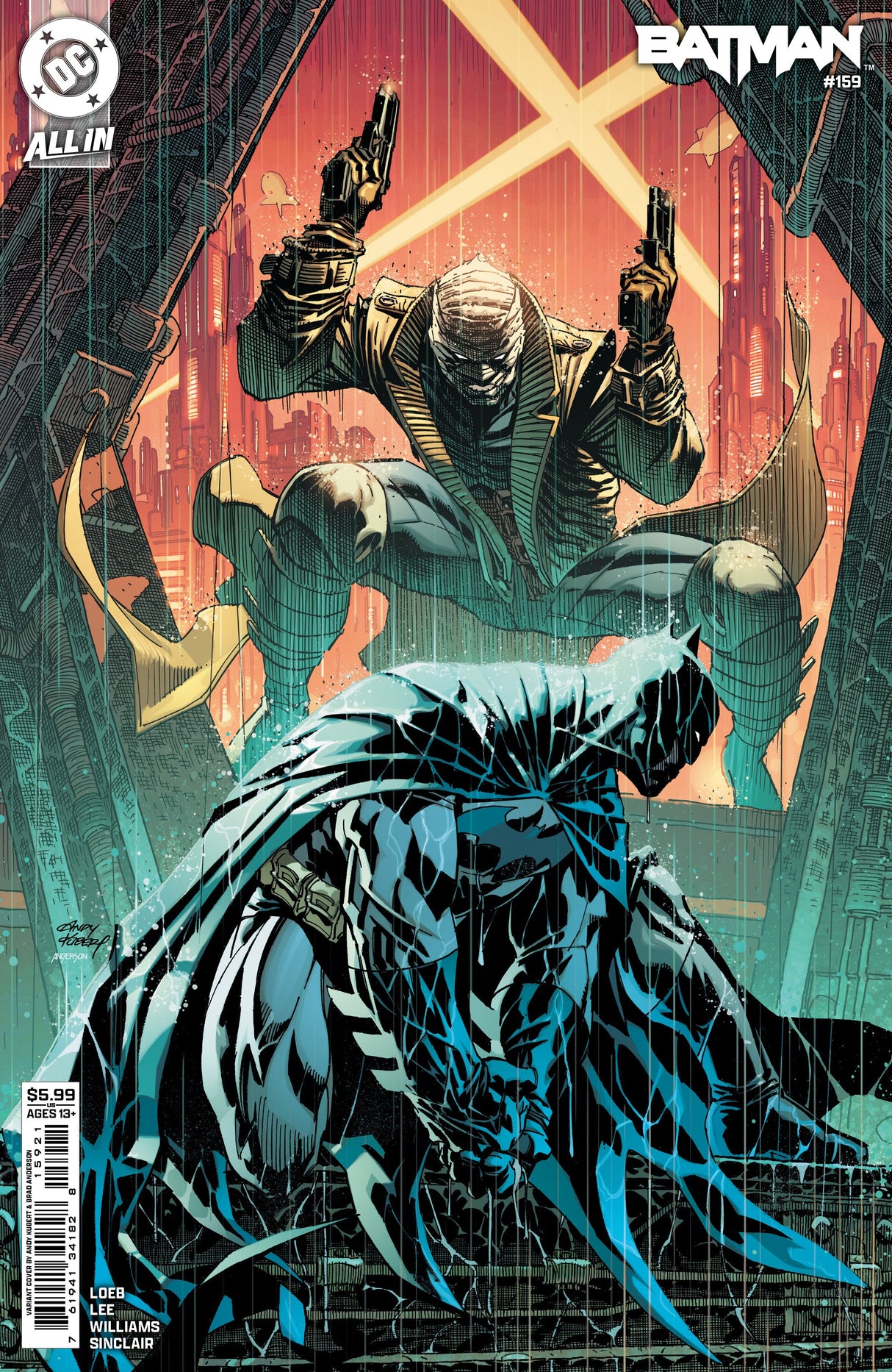 Batman #159 A1 Cover Set Of 9 1:25 1:50 1:100 (04/23/2025) Dc