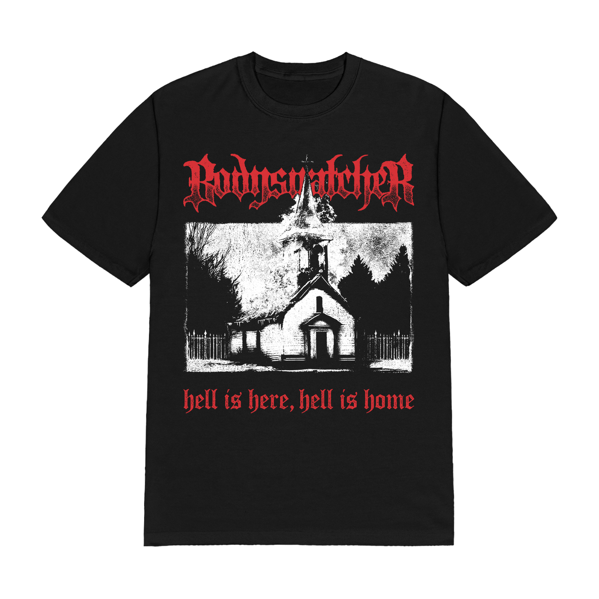 Bodysnatcher - Burning Church Tee