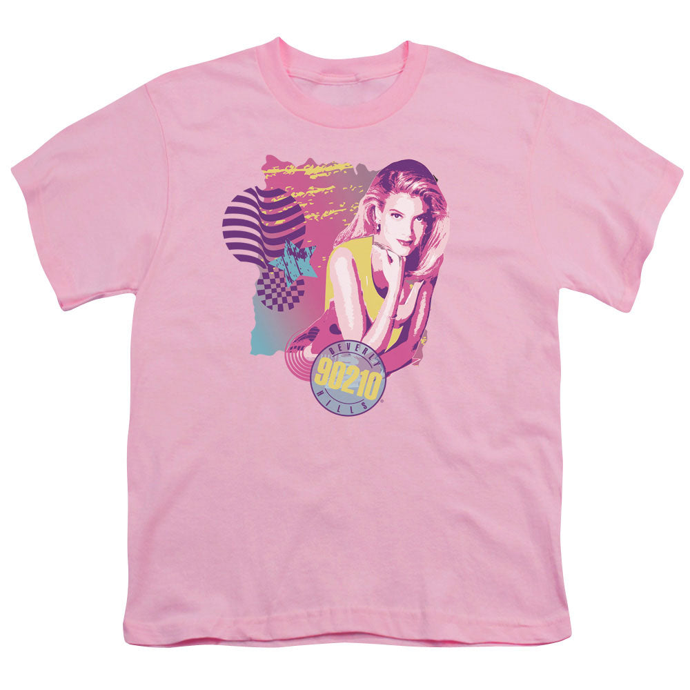 90210 Donna Kids Youth T Shirt Pink Officially Licensed