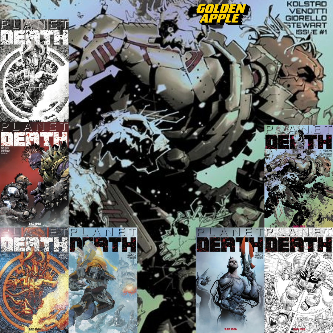 Planet Death #1 (Of 4) A1 Cover Ser Of 7 1:20 1:50 1:100 1:250 (07/09/2025) Bad Idea