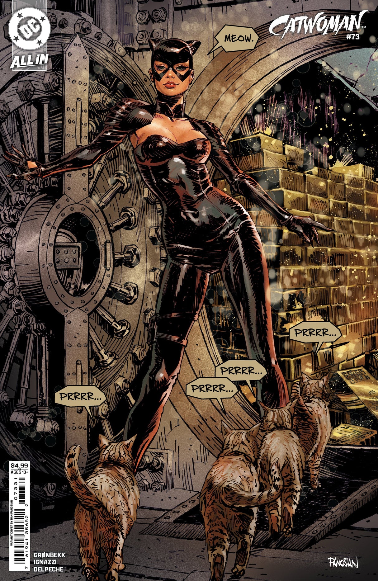 Catwoman #73 A1 Cover Set Of 6 1:25 1:50 (02/19/2025) Dc