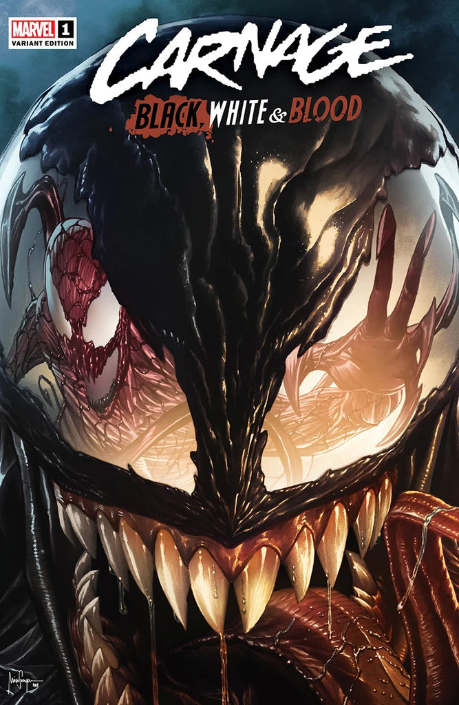 Carnage Black White And Blood #1 (Of 4) Mico Suayan Venom Variant (03/24/2021) Marvel