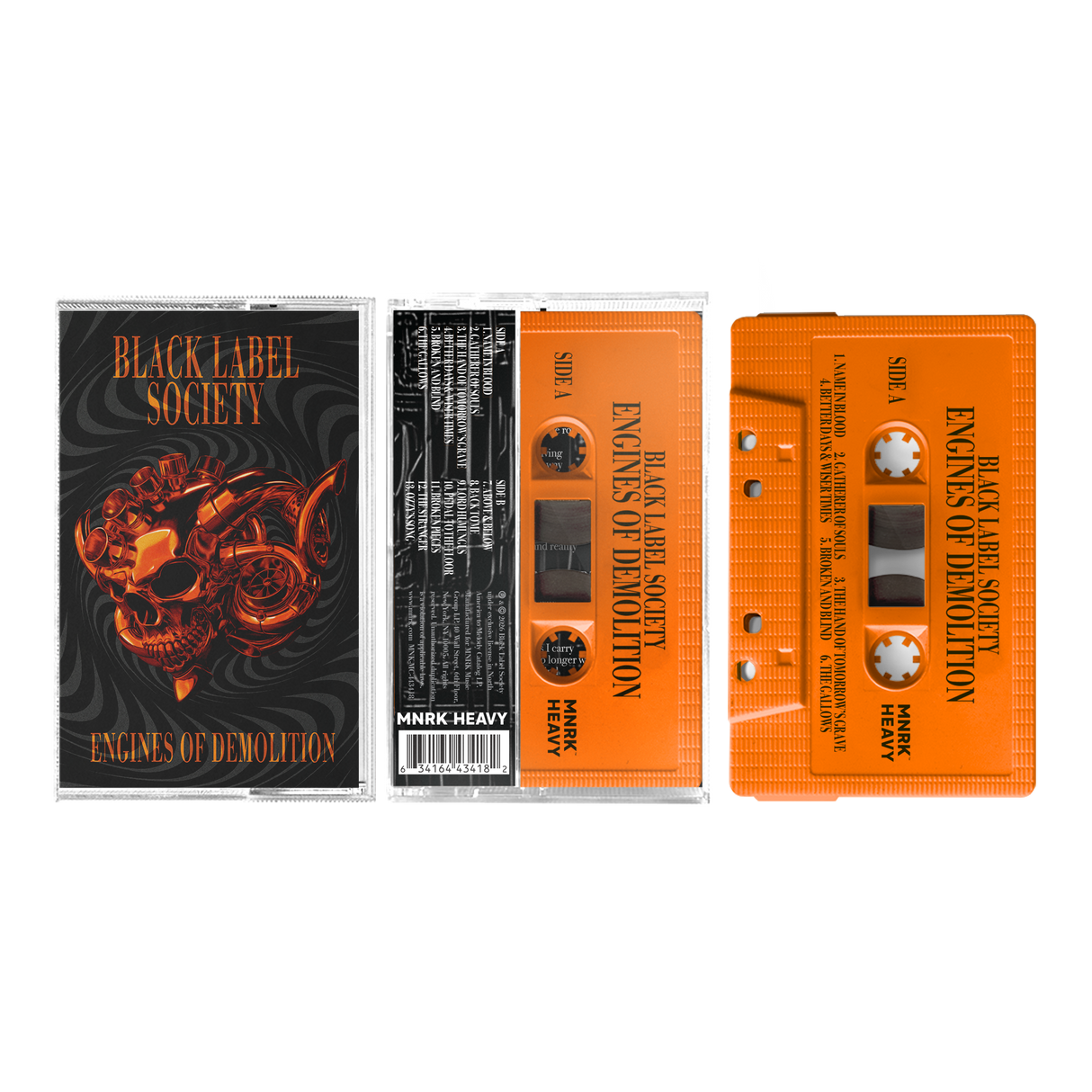 Black Label Society – Engines of Demolition Orange Cassette