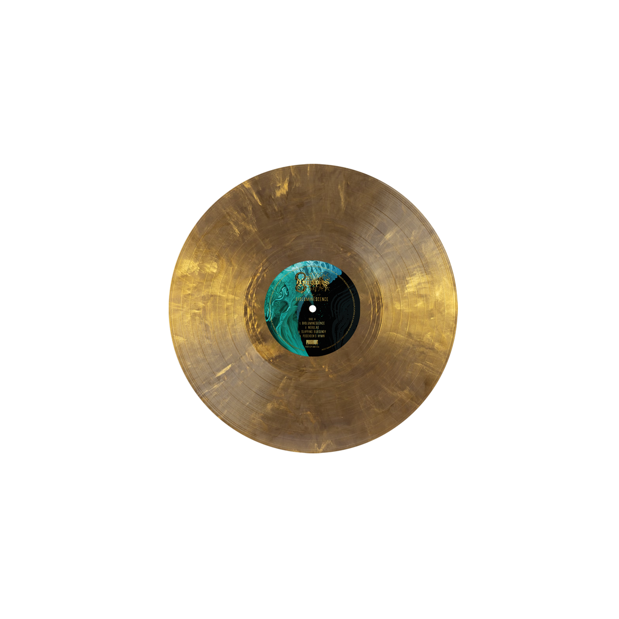 Dawn of Ouroboros - Bioluminescence on Gold Black Ice Vinyl