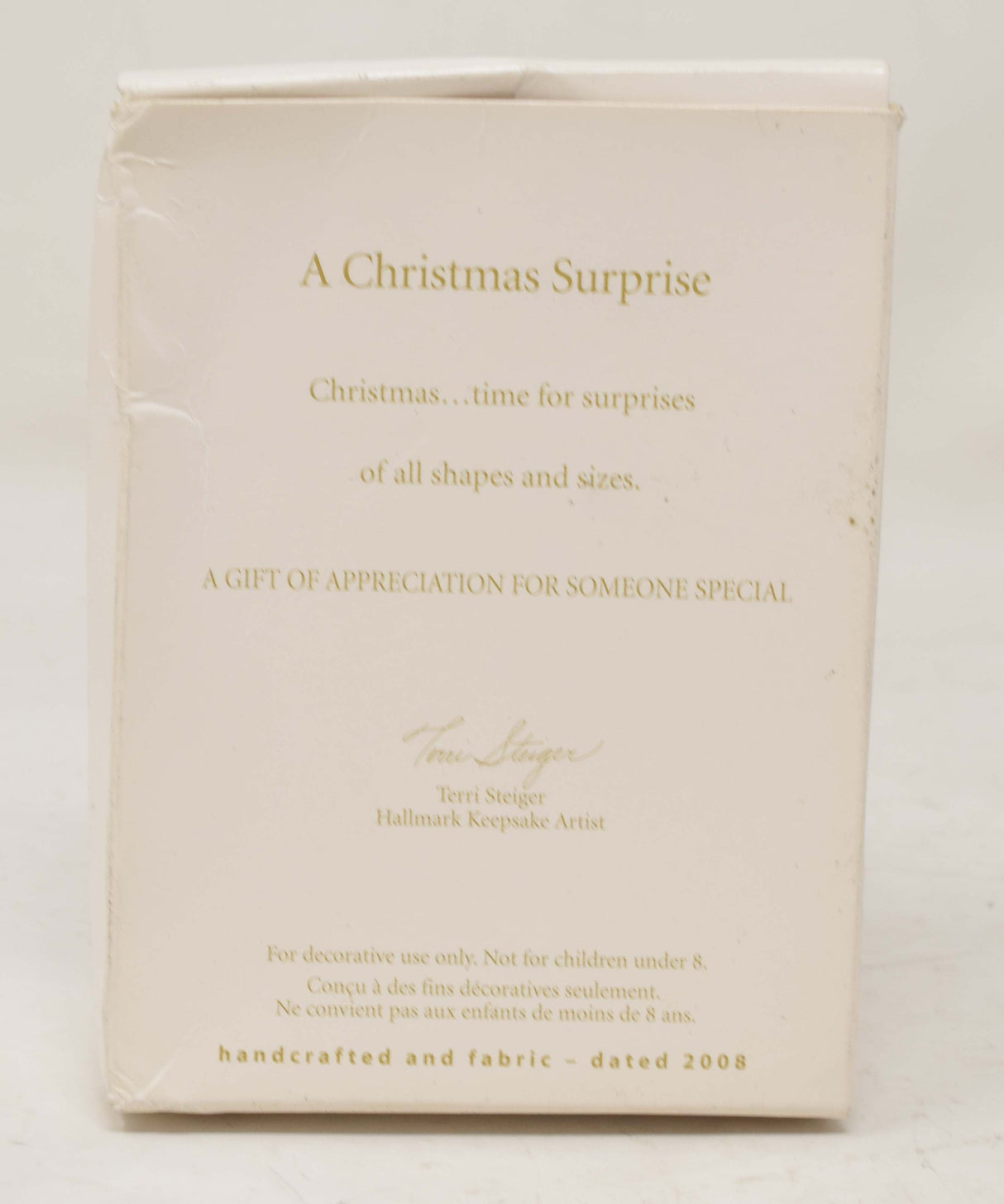 Hallmark Keepsake Ornament A Christmas Surprise VIP Stocking Tree 2008 NIB