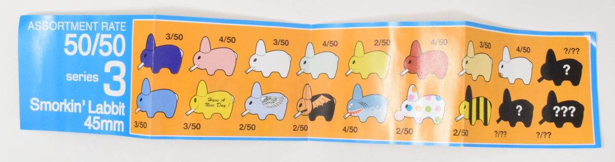 Kidrobot Frank Kozik Smorkin Labbit Bat Jack-O-Lantern Series 3 Vinyl Figure