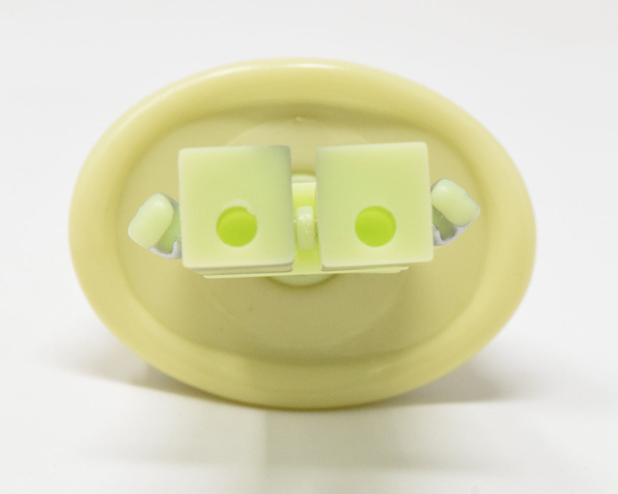 Kidrobot Sketbots Green Silver Vinyl Figure