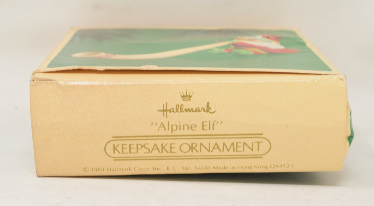 Hallmark Keepsake Ornament Alpine Elf Christmas Tree 1984 NIB