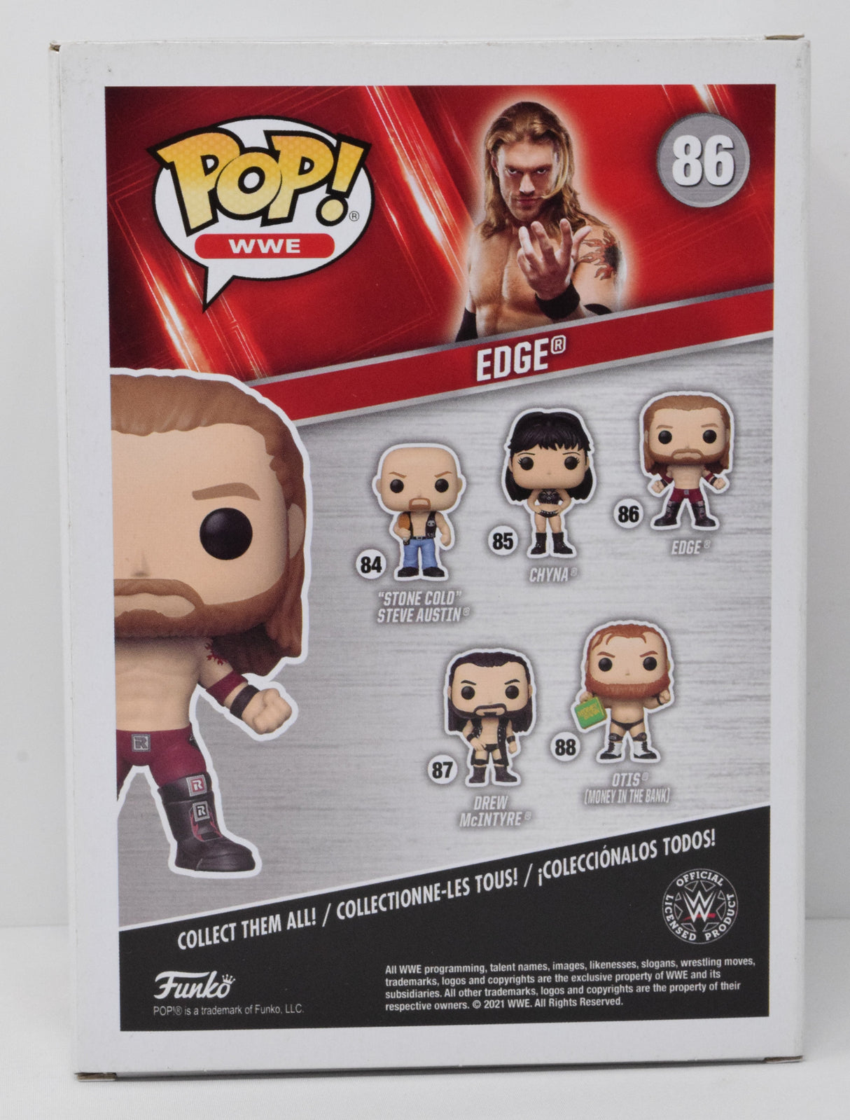 Edge WWE Wrestling Funko Pop 86 Figure New