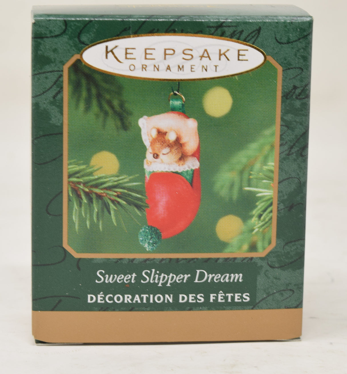 Hallmark Keepsake Ornament Tiny Ballerina Dancer Christmas Tree 2005 NIB