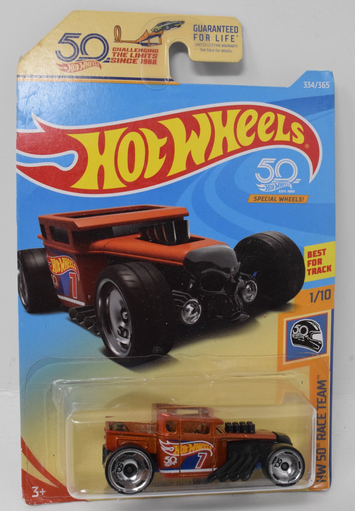 Hot Wheels Bone Shaker HW 50 Race Team 1/10 334 DieCast Car New