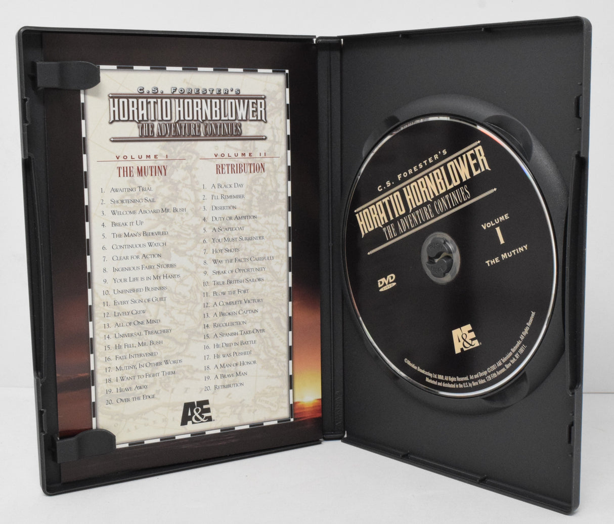 Horatio Hornblower The Adventure Continues DVD A&E