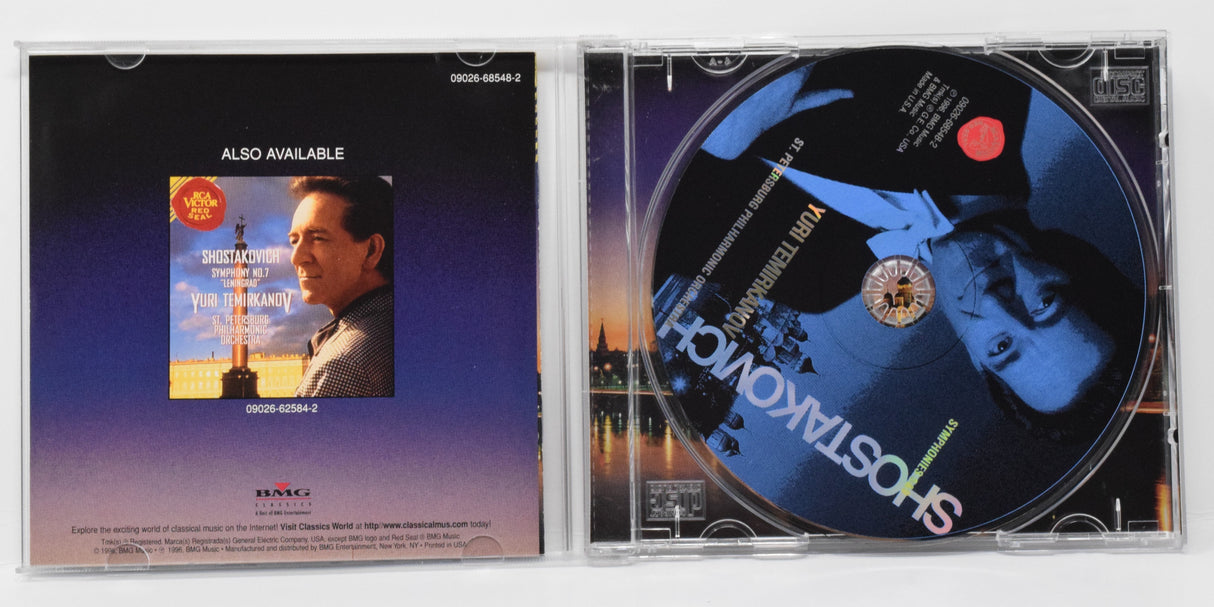 Shostakovich Yuri Temirkanov St Petersburg Phil Symphony 5 9 CD