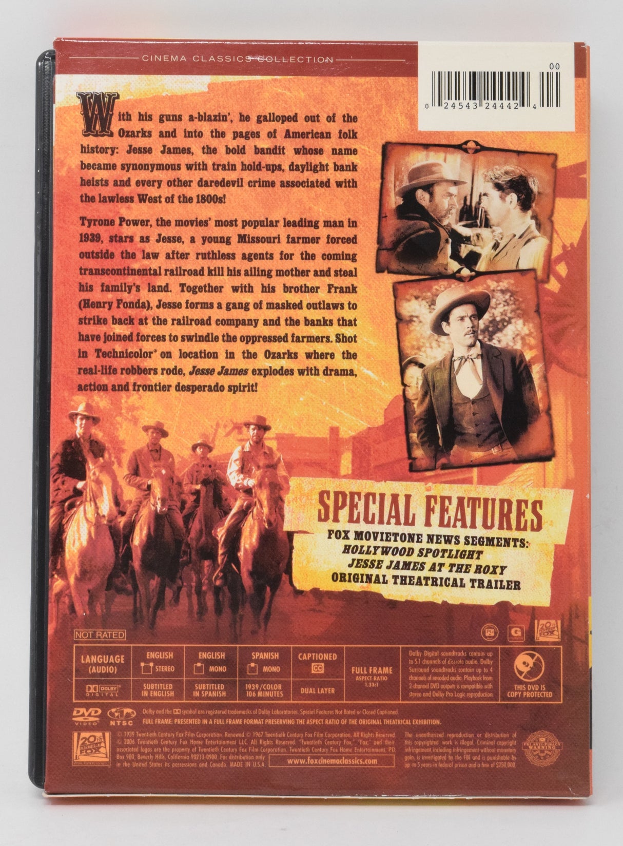 Jesse James DVD
