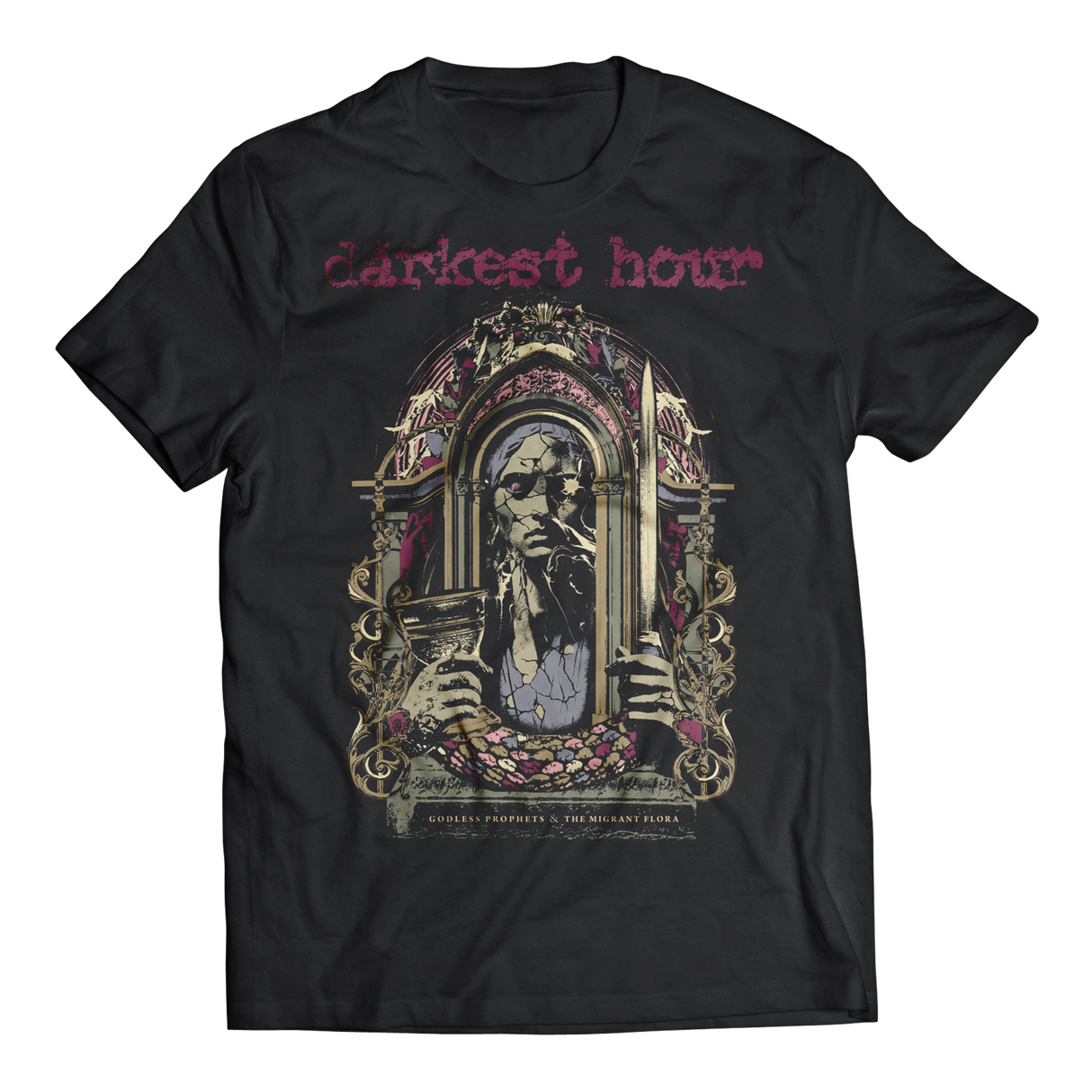 Darkest Hour - Godless Prophets & The Migrant Flora Tee Shirt